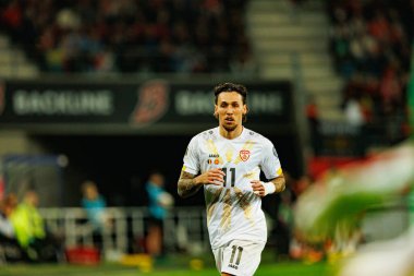 Dünya Kupası 2026 Avrupa ön eleme maçında Belçika ve Kuzey Makedonya milli takımları arasında Darko Churlinov görüldü (Maciej Rogowski / Ball Raw Images)