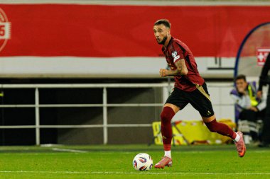 Dünya Kupası 2026 Avrupa ön eleme maçında Belçika ve Kuzey Makedonya milli takımları arasında Zeno Tartışma görüldü (Maciej Rogowski / Ball Raw Images)