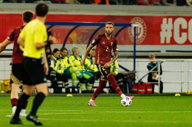 Dünya Kupası 2026 Avrupa ön eleme maçında Belçika ve Kuzey Makedonya milli takımları arasında Zeno Tartışma görüldü (Maciej Rogowski / Ball Raw Images)