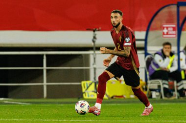 Dünya Kupası 2026 Avrupa ön eleme maçında Belçika ve Kuzey Makedonya milli takımları arasında Zeno Tartışma görüldü (Maciej Rogowski / Ball Raw Images)