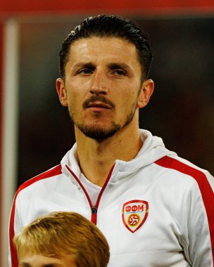 Enis Bardhi, Belçika ve Kuzey Makedonya milli takımları arasında oynanan 2026 Dünya Kupası ön eleme maçında görüldü (Maciej Rogowski / Ball Raw Images)