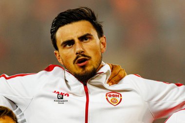 Eljif Elmas, 2026 Dünya Kupası Avrupa eleme maçında Belçika ve Kuzey Makedonya milli takımları arasında görüldü (Maciej Rogowski / Ball Raw Images)