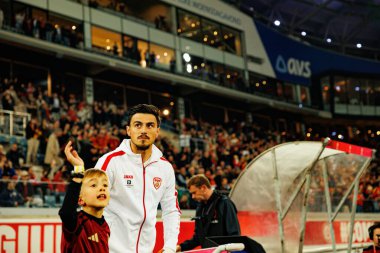 Eljif Elmas, 2026 Dünya Kupası Avrupa eleme maçında Belçika ve Kuzey Makedonya milli takımları arasında görüldü (Maciej Rogowski / Ball Raw Images)