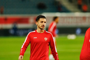 Enis Bardhi, Belçika ve Kuzey Makedonya milli takımları arasında oynanan 2026 Dünya Kupası ön eleme maçında görüldü (Maciej Rogowski / Ball Raw Images)