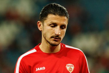 Enis Bardhi, Belçika ve Kuzey Makedonya milli takımları arasında oynanan 2026 Dünya Kupası ön eleme maçında görüldü (Maciej Rogowski / Ball Raw Images)