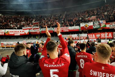 Jan Bednarek, 2026 Dünya Kupası 'nda Litvanya ve Polonya milli takımları arasında oynanan Avrupa ön eleme maçında görüldü (Maciej Rogowski / Ball Raw Images)