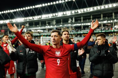 Robert Lewandowski, 2026 Dünya Kupası Avrupa ön eleme maçında Litvanya ve Polonya milli takımları arasında görüldü (Maciej Rogowski / Ball Raw Images)