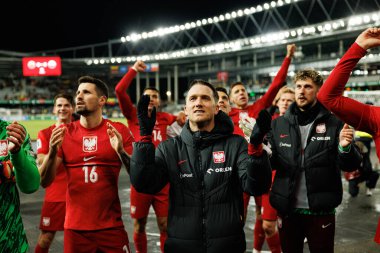 Piotr Zielinski, 2026 Dünya Kupası 'nda Litvanya ve Polonya milli takımları arasında oynanan Avrupa ön eleme maçında görüldü (Maciej Rogowski / Ball Raw Images)