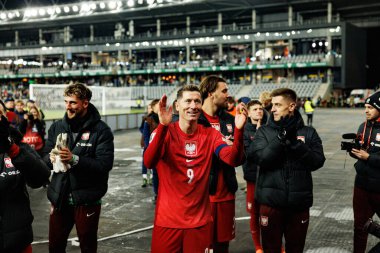 Robert Lewandowski, 2026 Dünya Kupası Avrupa ön eleme maçında Litvanya ve Polonya milli takımları arasında görüldü (Maciej Rogowski / Ball Raw Images)