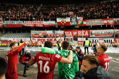 Pawel Wszolek ve Lukasz Skorupski, 2026 Dünya Kupası 'nda Litvanya ve Polonya milli takımları arasında oynanan Avrupa ön eleme maçında görüldü (Maciej Rogowski / Ball Raw Images)