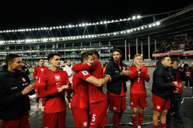 Pawel Wszolek ve Jan Bednarek, 2026 Dünya Kupası 'nda Litvanya ve Polonya milli takımları arasında oynanan Avrupa ön eleme maçında görüldü (Maciej Rogowski / Ball Raw Images)