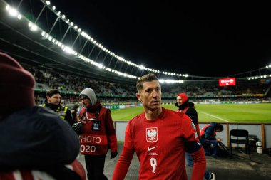 Robert Lewandowski, 2026 Dünya Kupası Avrupa ön eleme maçında Litvanya ve Polonya milli takımları arasında görüldü (Maciej Rogowski / Ball Raw Images)