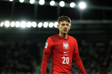 Sebastian Szymanski, 2026 Dünya Kupası Avrupa ön eleme maçında Litvanya ve Polonya milli takımları arasında görüldü (Maciej Rogowski / Ball Raw Images)