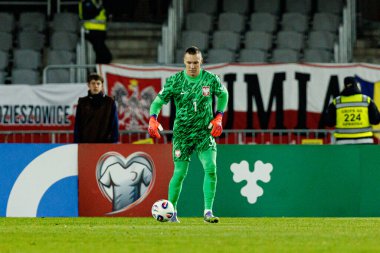 Lukasz Skorupski, 2026 Dünya Kupası 'nda Litvanya ve Polonya milli takımları arasında oynanan Avrupa eleme maçında görüldü (Maciej Rogowski / Ball Raw Images)