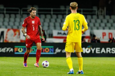 Przemyslaw Wisniewski, 2026 Dünya Kupası 'nda Litvanya ve Polonya milli takımları arasında oynanan Avrupa eleme maçında görüldü (Maciej Rogowski / Ball Raw Images)