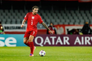 Przemyslaw Wisniewski, 2026 Dünya Kupası 'nda Litvanya ve Polonya milli takımları arasında oynanan Avrupa eleme maçında görüldü (Maciej Rogowski / Ball Raw Images)