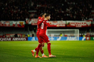 Sebastian Szymanski ve Piotr Zielinski, 2026 Dünya Kupası 'nda Litvanya ve Polonya milli takımları arasında oynanan Avrupa ön eleme maçında gol üstüne gol atarken görüldü (Maciej Rogowski / Ball Raw Images)