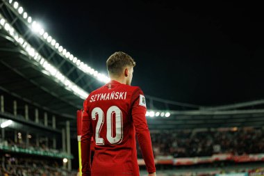 Sebastian Szymanski, 2026 Dünya Kupası Avrupa ön eleme maçında Litvanya ve Polonya milli takımları arasında görüldü (Maciej Rogowski / Ball Raw Images)