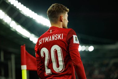 Sebastian Szymanski, 2026 Dünya Kupası Avrupa ön eleme maçında Litvanya ve Polonya milli takımları arasında görüldü (Maciej Rogowski / Ball Raw Images)