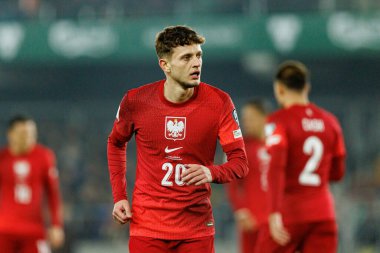 Sebastian Szymanski, 2026 Dünya Kupası Avrupa ön eleme maçında Litvanya ve Polonya milli takımları arasında görüldü (Maciej Rogowski / Ball Raw Images)