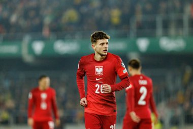 Sebastian Szymanski, 2026 Dünya Kupası Avrupa ön eleme maçında Litvanya ve Polonya milli takımları arasında görüldü (Maciej Rogowski / Ball Raw Images)