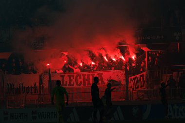 Polonya taraftarları 2026 Dünya Kupası 'nda Litvanya ve Polonya milli takımları arasında oynanan Avrupa Ön eleme maçında görüldüler (Maciej Rogowski / Ball Raw Images)