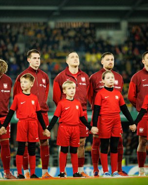 Jakub Kaminski, Piotr Zielinski ve Matty Cash, 2026 Dünya Kupası Avrupa Ön eleme maçında Litvanya ve Polonya milli takımları arasında görüldü (Maciej Rogowski / Ball Raw Images)