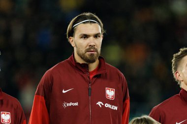 Przemyslaw Wisniewski, 2026 Dünya Kupası 'nda Litvanya ve Polonya milli takımları arasında oynanan Avrupa eleme maçında görüldü (Maciej Rogowski / Ball Raw Images)