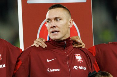 Lukasz Skorupski, 2026 Dünya Kupası 'nda Litvanya ve Polonya milli takımları arasında oynanan Avrupa eleme maçında görüldü (Maciej Rogowski / Ball Raw Images)