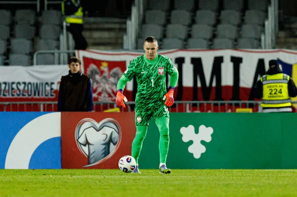 Lukasz Skorupski, 2026 Dünya Kupası 'nda Litvanya ve Polonya milli takımları arasında oynanan Avrupa eleme maçında görüldü (Maciej Rogowski / Ball Raw Images)