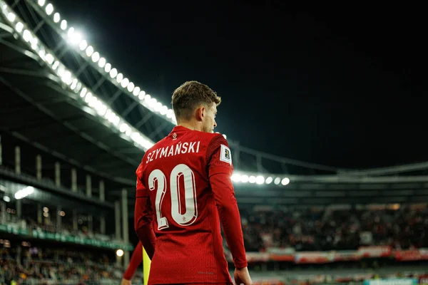 Sebastian Szymanski, 2026 Dünya Kupası Avrupa ön eleme maçında Litvanya ve Polonya milli takımları arasında görüldü (Maciej Rogowski / Ball Raw Images)