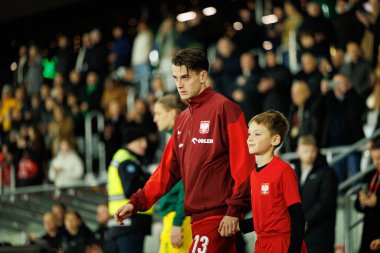 Jakub Kaminski, 2026 Dünya Kupası Avrupa ön eleme maçında Litvanya ve Polonya milli takımları arasında görüldü (Maciej Rogowski / Ball Raw Images)