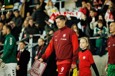 Robert Lewandowski, 2026 Dünya Kupası Avrupa ön eleme maçında Litvanya ve Polonya milli takımları arasında görüldü (Maciej Rogowski / Ball Raw Images)