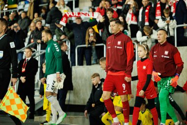 Robert Lewandowski, 2026 Dünya Kupası Avrupa ön eleme maçında Litvanya ve Polonya milli takımları arasında görüldü (Maciej Rogowski / Ball Raw Images)