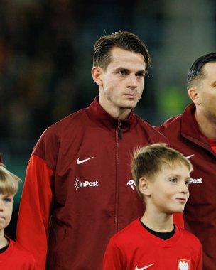 Jakub Kaminski, 2026 Dünya Kupası Avrupa ön eleme maçında Litvanya ve Polonya milli takımları arasında görüldü (Maciej Rogowski / Ball Raw Images)