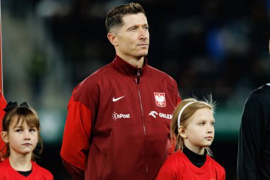 Robert Lewandowski, 2026 Dünya Kupası Avrupa ön eleme maçında Litvanya ve Polonya milli takımları arasında görüldü (Maciej Rogowski / Ball Raw Images)