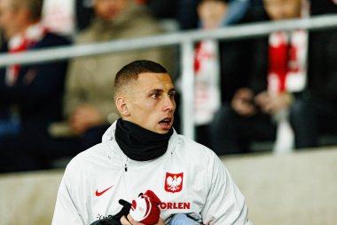 Jakub Piotrowski, 2026 Dünya Kupası Avrupa ön eleme maçında Litvanya ve Polonya milli takımları arasında görüldü (Maciej Rogowski / Ball Raw Images)