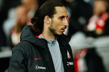 Kamil Grabara, 2026 Dünya Kupası 'nda Litvanya ve Polonya milli takımları arasında oynanan Avrupa ön eleme maçında görüldü (Maciej Rogowski / Ball Raw Images)