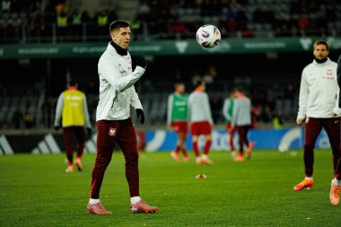 Krzysztof Piatek, 2026 Dünya Kupası 'nda Litvanya ve Polonya milli takımları arasında oynanan Avrupa eleme maçında görüldü (Maciej Rogowski / Ball Raw)