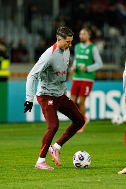 Robert Lewandowski, 2026 Dünya Kupası Avrupa ön eleme maçında Litvanya ve Polonya milli takımları arasında görüldü (Maciej Rogowski / Ball Raw Images)