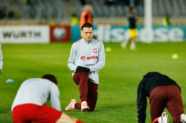 Piotr Zielinski, 2026 Dünya Kupası 'nda Litvanya ve Polonya milli takımları arasında oynanan Avrupa ön eleme maçında görüldü (Maciej Rogowski / Ball Raw Images)