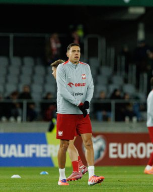 Jan Bednarek, 2026 Dünya Kupası 'nda Litvanya ve Polonya milli takımları arasında oynanan Avrupa ön eleme maçında görüldü (Maciej Rogowski / Ball Raw Images)