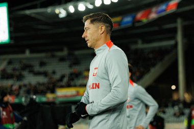 Robert Lewandowski, 2026 Dünya Kupası Avrupa ön eleme maçında Litvanya ve Polonya milli takımları arasında görüldü (Maciej Rogowski / Ball Raw Images)
