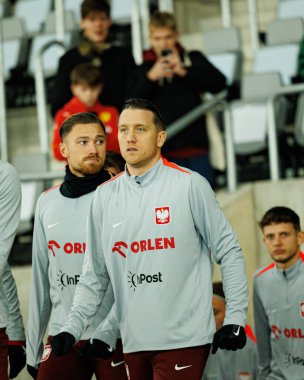 Piotr Zielinski, 2026 Dünya Kupası 'nda Litvanya ve Polonya milli takımları arasında oynanan Avrupa ön eleme maçında görüldü (Maciej Rogowski / Ball Raw Images)