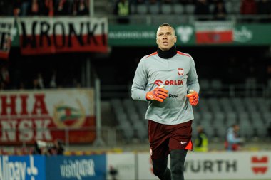 Lukasz Skorupski, 2026 Dünya Kupası 'nda Litvanya ve Polonya milli takımları arasında oynanan Avrupa eleme maçında görüldü (Maciej Rogowski / Ball Raw Images)