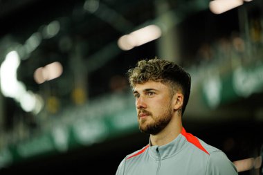 Dünya Kupası 2026 Avrupa Ön eleme maçında Litvanya ve Polonya milli takımları arasında görülen Kacper Tobiasz (Maciej Rogowski / Ball Raw Images)