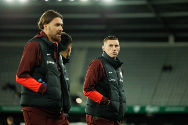 Jakub Piotrowski, 2026 Dünya Kupası Avrupa ön eleme maçında Litvanya ve Polonya milli takımları arasında görüldü (Maciej Rogowski / Ball Raw Images)