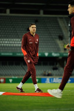 Jan Bednarek, 2026 Dünya Kupası 'nda Litvanya ve Polonya milli takımları arasında oynanan Avrupa ön eleme maçında görüldü (Maciej Rogowski / Ball Raw Images)