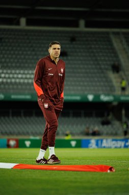 Jan Bednarek, 2026 Dünya Kupası 'nda Litvanya ve Polonya milli takımları arasında oynanan Avrupa ön eleme maçında görüldü (Maciej Rogowski / Ball Raw Images)