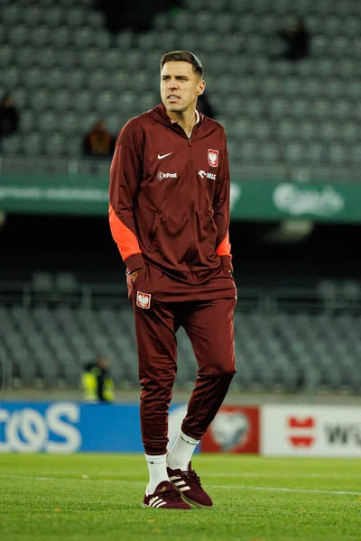 Jan Bednarek, 2026 Dünya Kupası 'nda Litvanya ve Polonya milli takımları arasında oynanan Avrupa ön eleme maçında görüldü (Maciej Rogowski / Ball Raw Images)